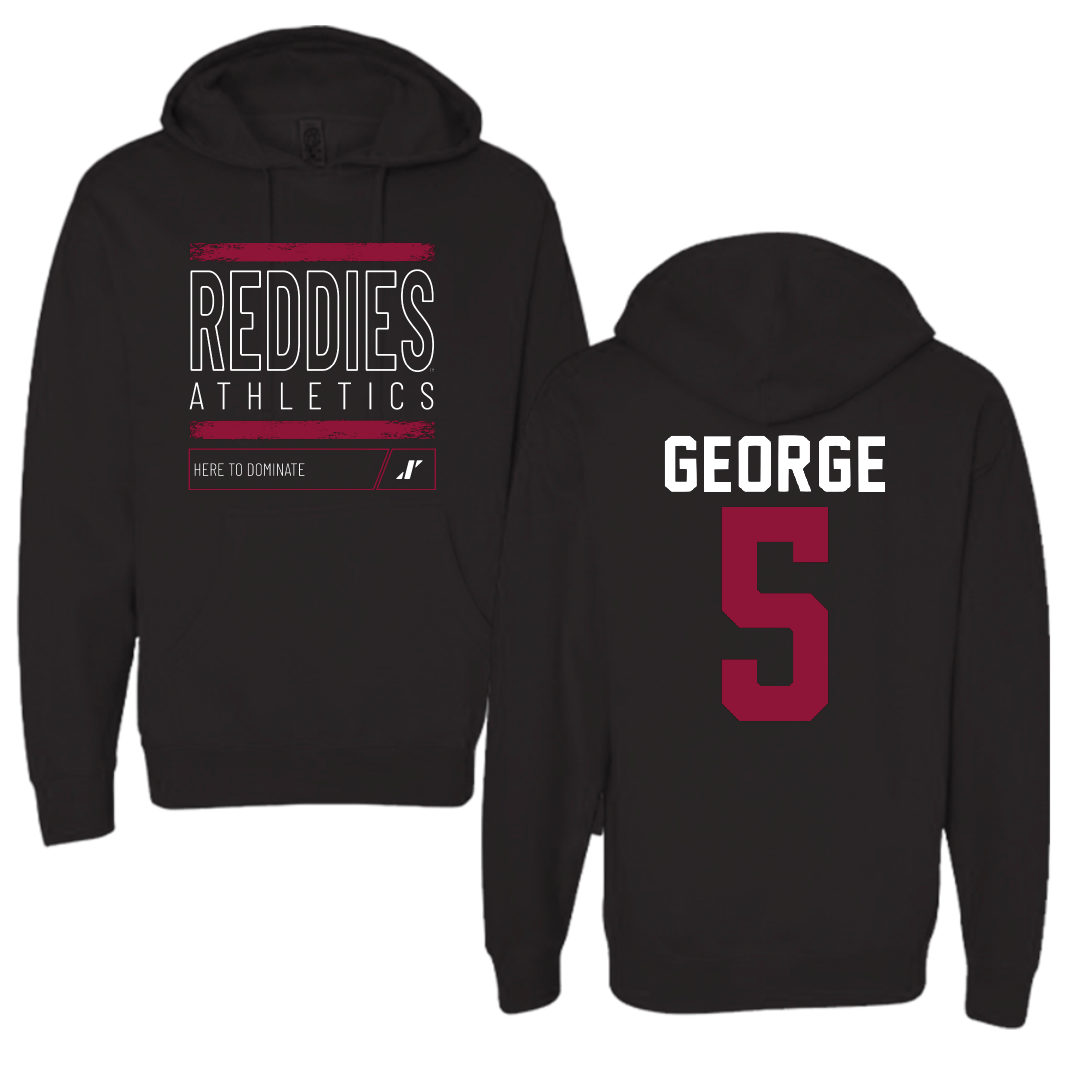 Henderson State University Football Black Dominate Hoodie - #5 Elijah George