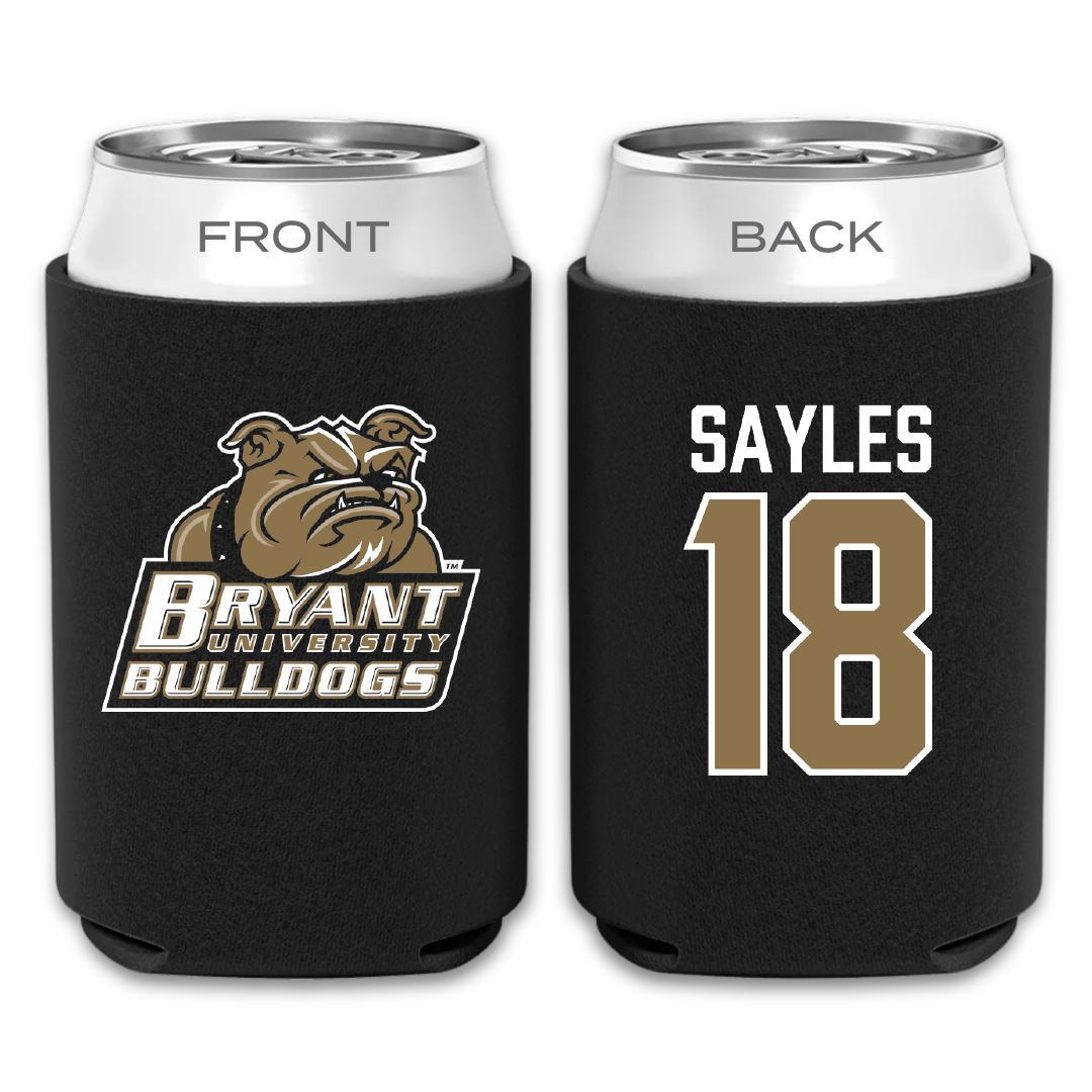 Bryant University Football Black Can Cooler - #18 Braden Sayles