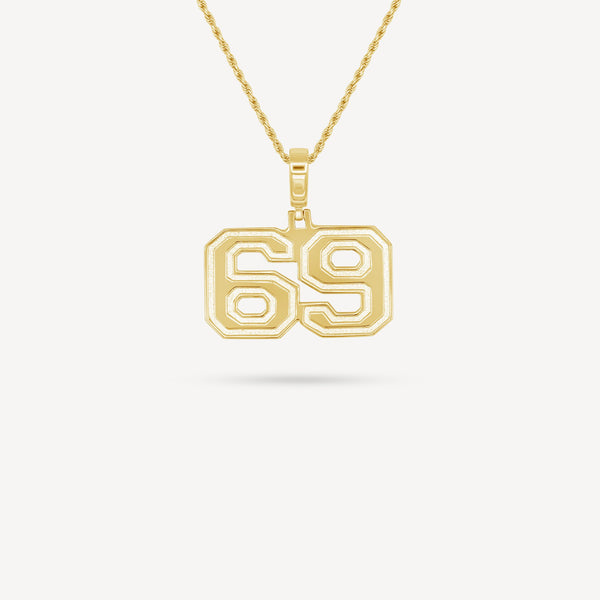 Gold Presidents Pendant and Chain - #69 Marcus Miller