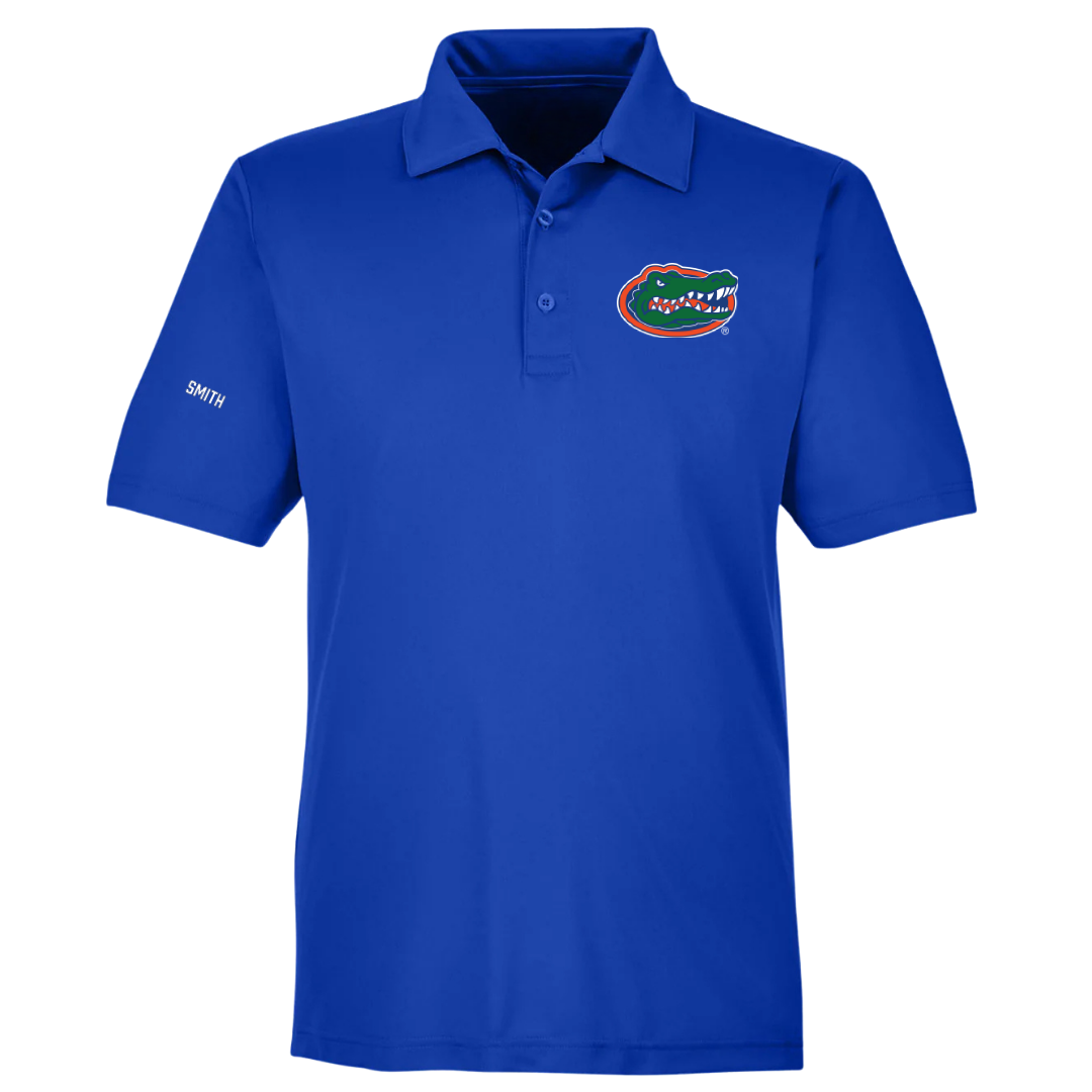 University of Florida Swimming & Diving Blue Polo - Julian Smith