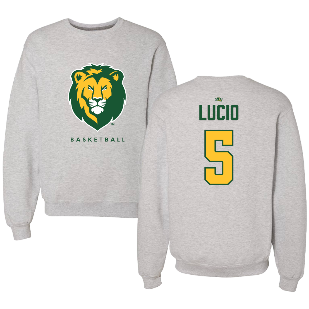 Southeastern Louisiana University Basketball (W) Gray Crewneck - #5 Emma Lucio