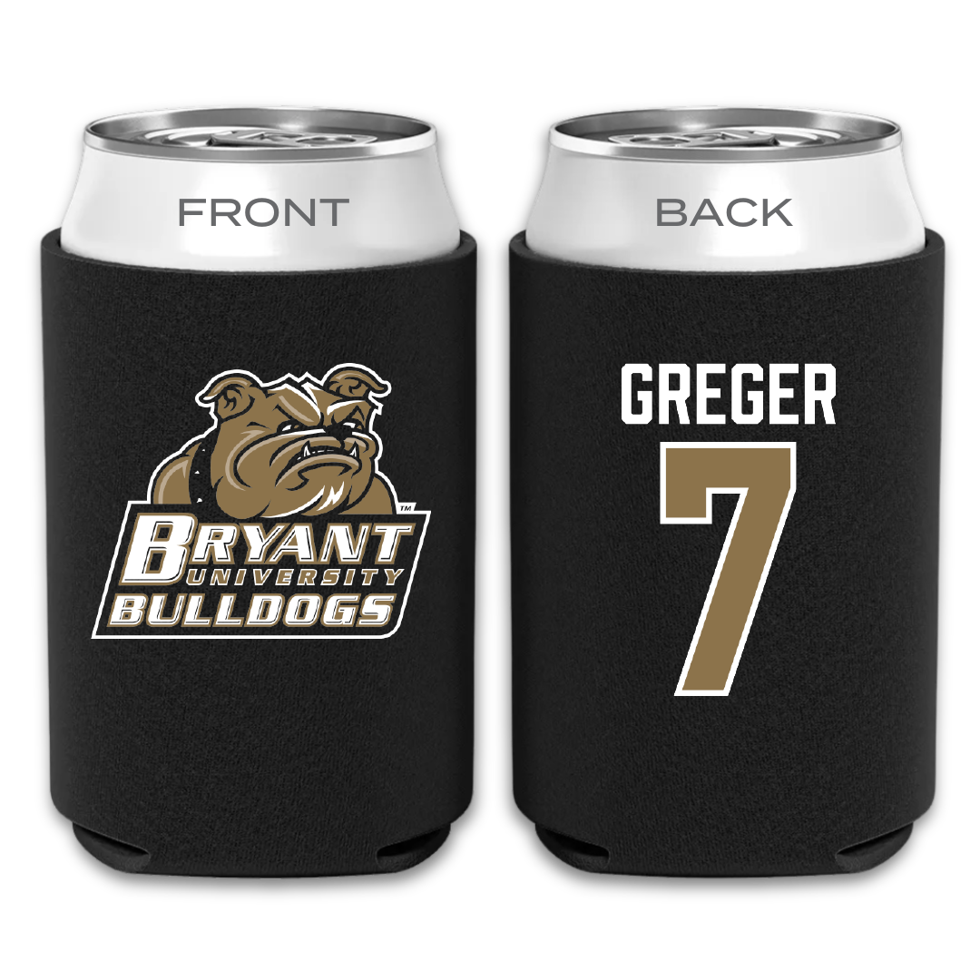 Bryant University Baseball Black Can Cooler - #7 Gavin Greger