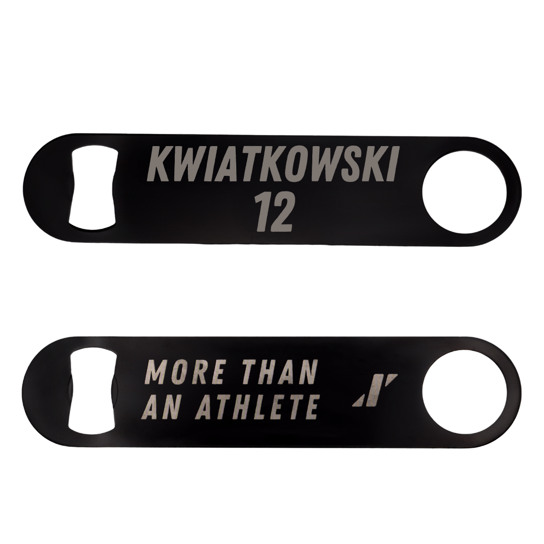 Central Michigan University Football Black Bottle Opener - #12 Jordan Kwiatkowski