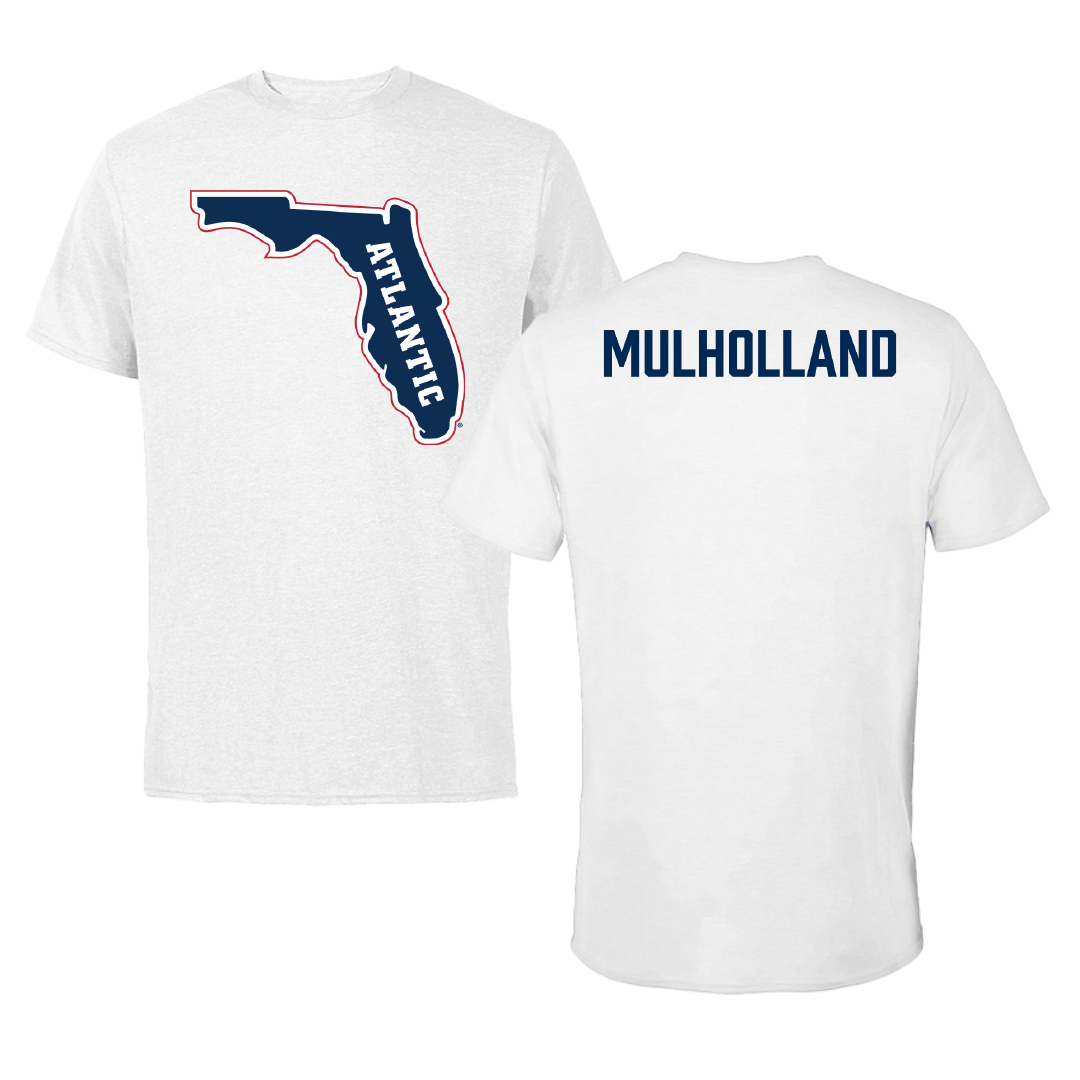 Florida Atlantic University Softball White Performance Tee - McKenna Mulholland