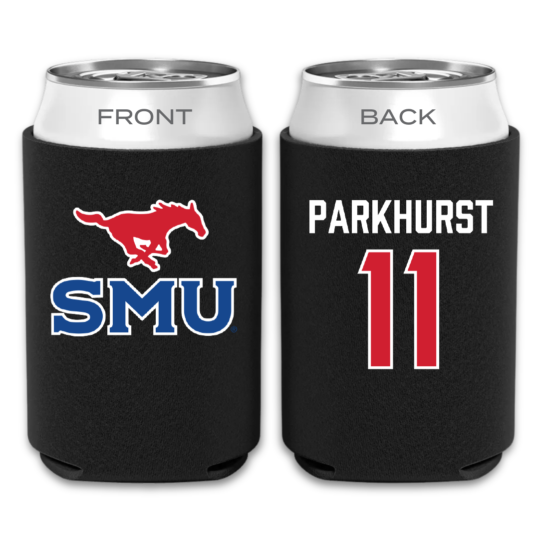 Southern Methodist University Soccer Black Can Cooler - #11 Zoë Parkhurst