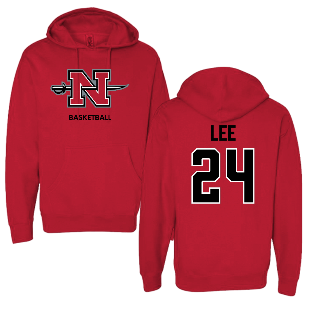 Nicholls State University Basketball (W) Red Hoodie - #24 Khia Lee