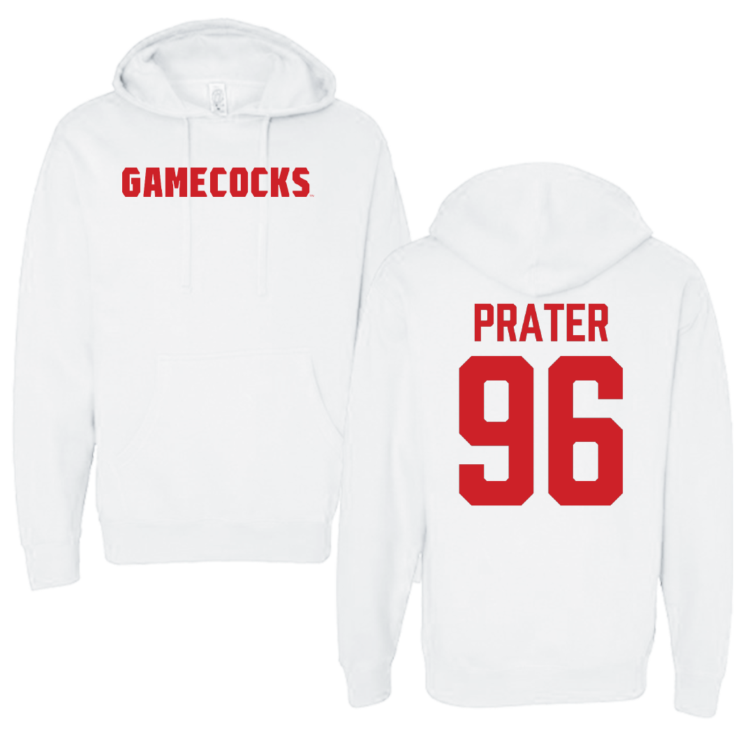Jacksonville State University Football White Hoodie - #96 Darrell Prater