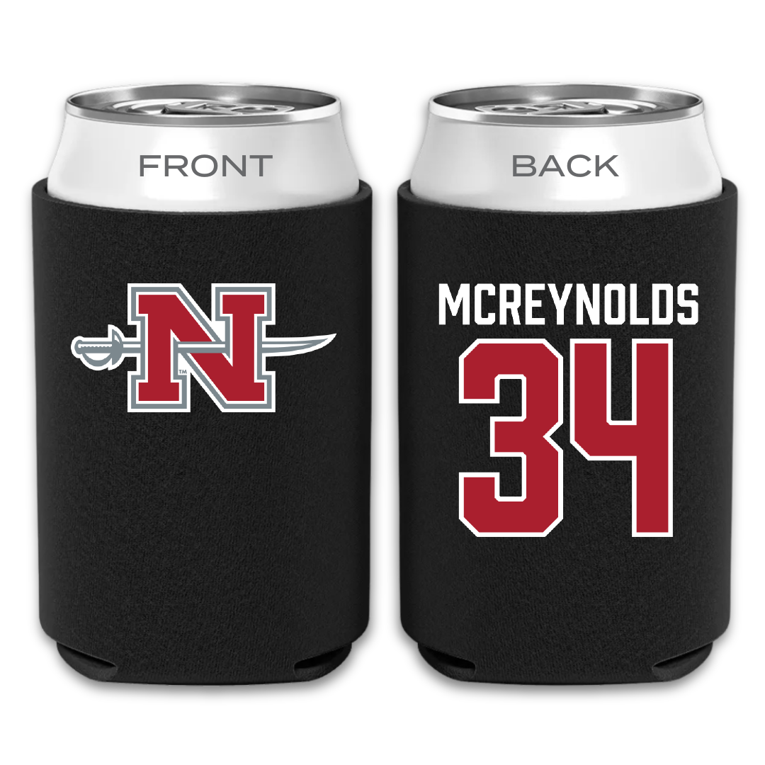 Nicholls State University Soccer Black Can Cooler - #34 Mallory McReynolds