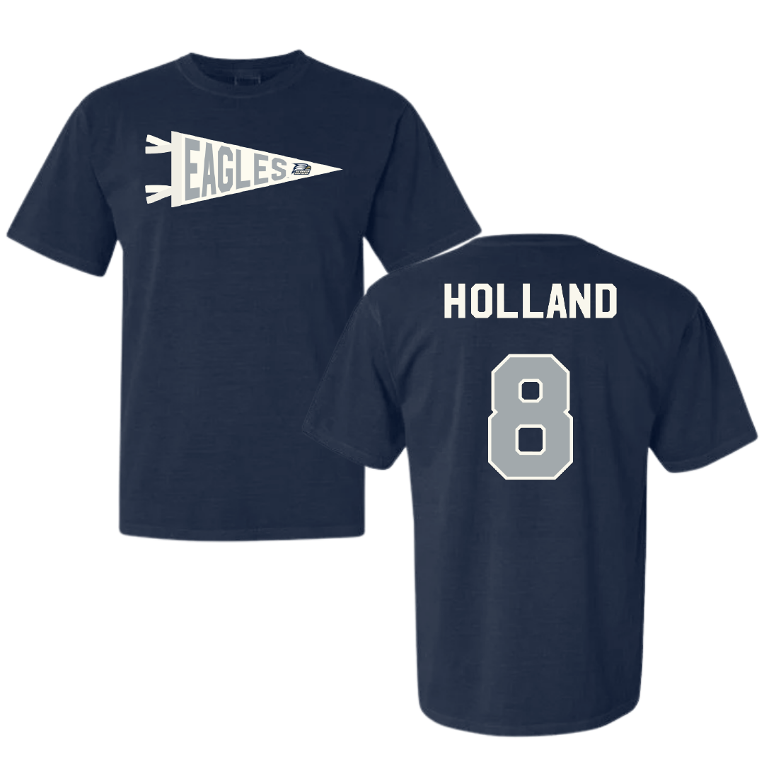Georgia Southern University Softball Navy Pennant Comfort Colors Tee - #8 Bailey Holland