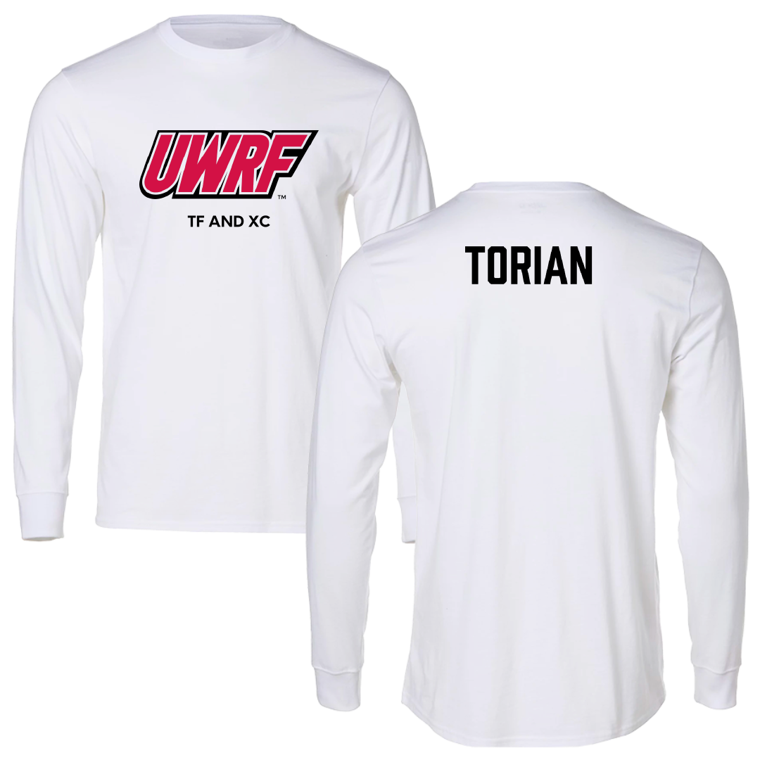 University of Wisconsin-River Falls TF and XC White Long Sleeve - Allen Torian