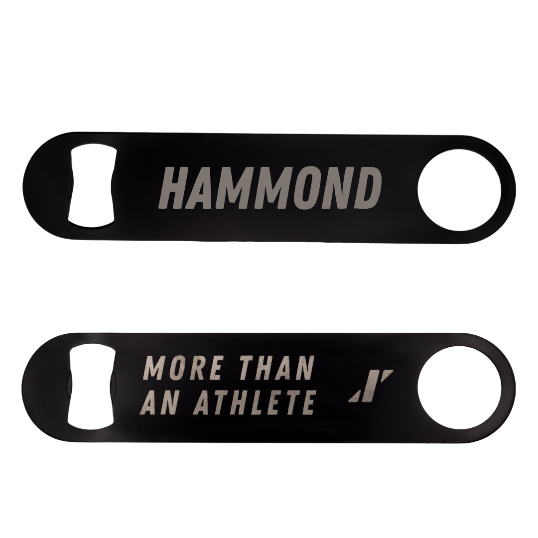 Texas State University TF and XC Black Bottle Opener - Easton Hammond