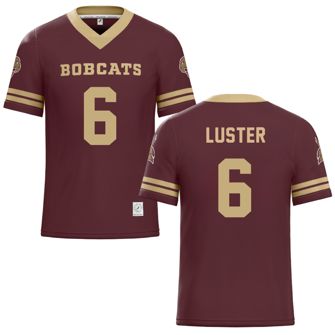 Texas State University Maroon Football Jersey - #6 Keldric Luster