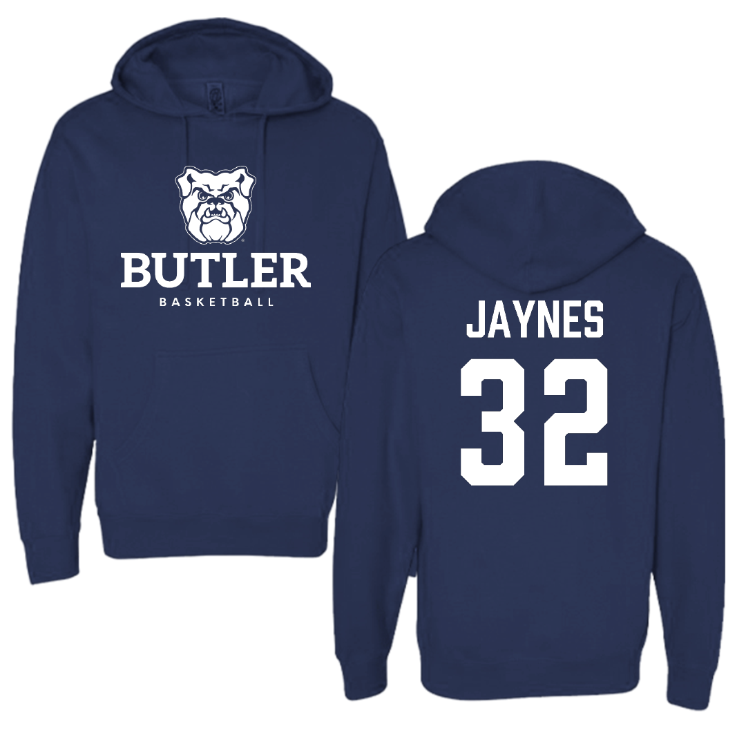 Butler University Basketball Navy Hoodie - #32 Sydney Jaynes