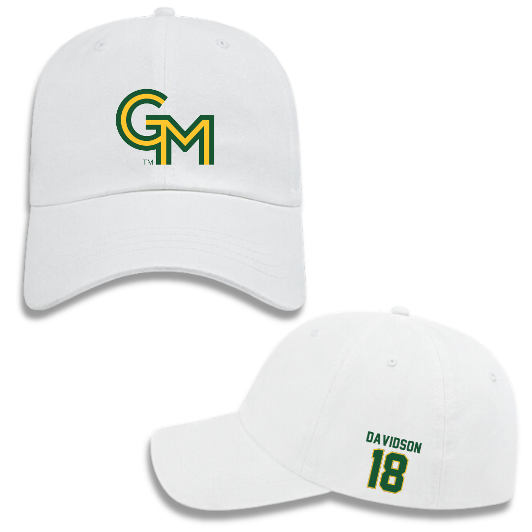 George Mason University Soccer (W) White Hat - #18 Sophie Davidson