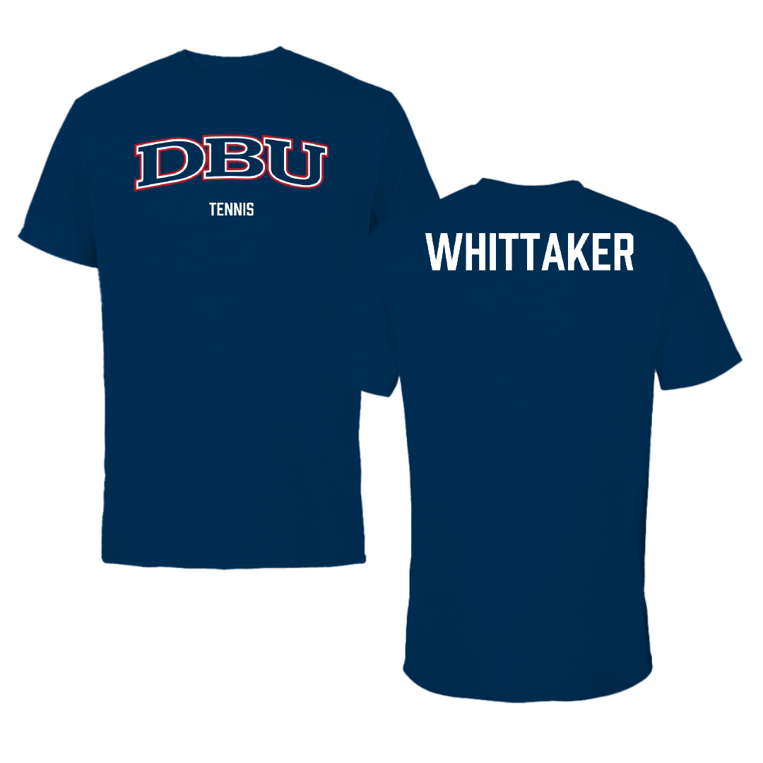 Dallas Baptist University Tennis (M) Navy Tee - Oliver Whittaker