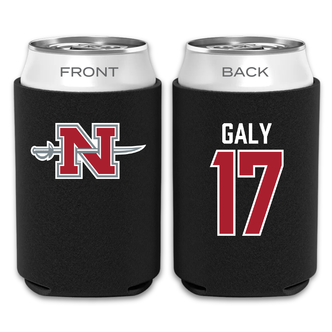 Nicholls State University Baseball Black Can Cooler - #17 Gavin Galy