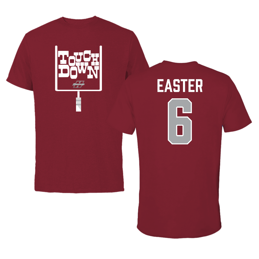 Henderson State University Football Cardinal Touchdown Tee - #6 Jody Easter