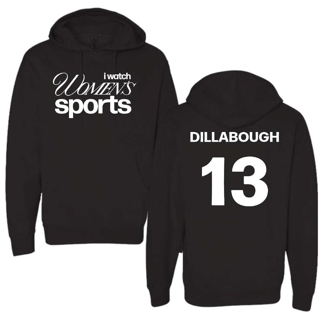Fairleigh Dickinson University-Metropolitan Campus Lacrosse Black WHM Hoodie - #13 Karly Dillabough