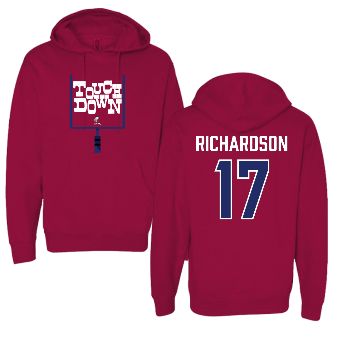 South Carolina State University Football Cardinal Touchdown Hoodie - #17 Malik Richardson