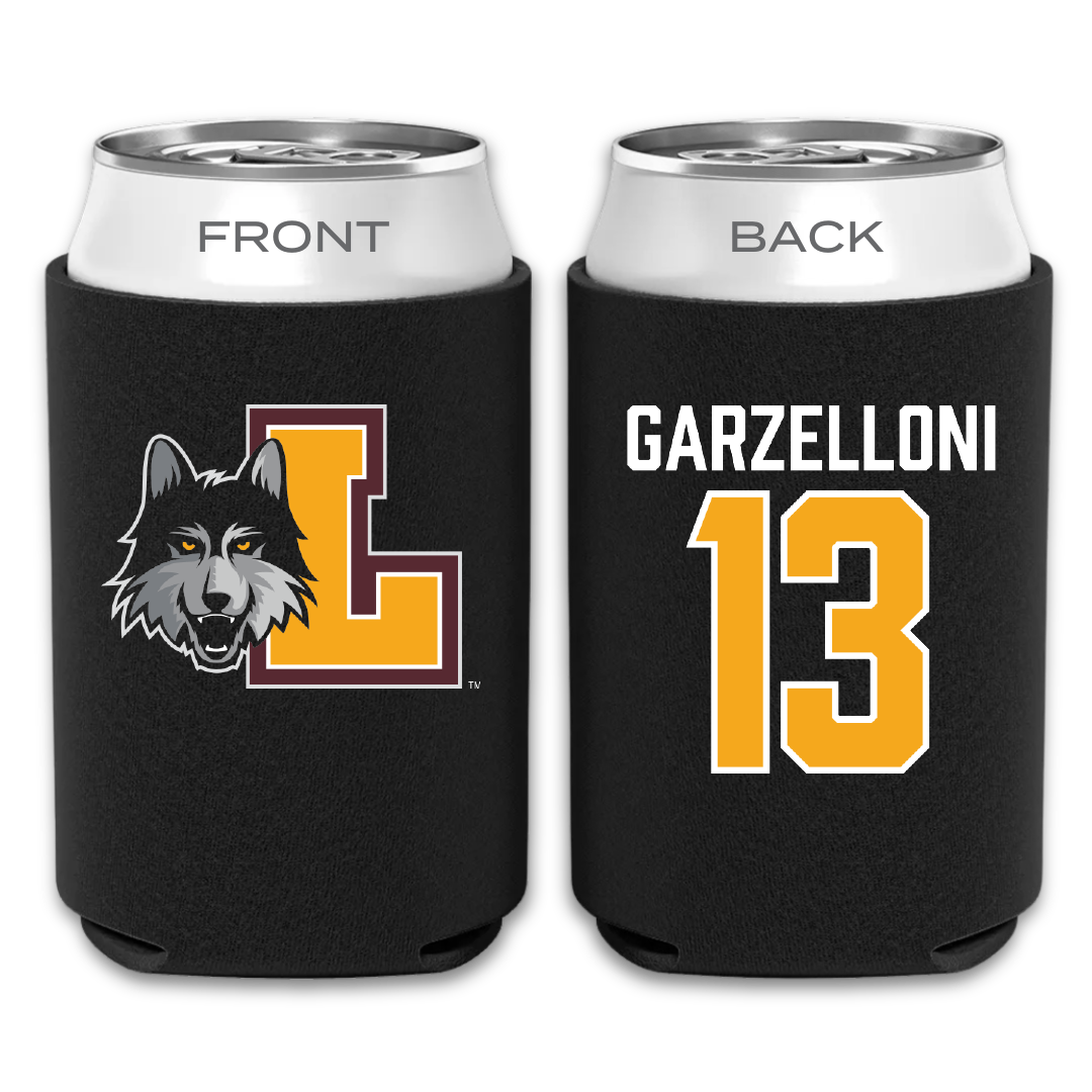 Loyola University-Chicago Soccer Black Can Cooler - #13 Luca Garzelloni