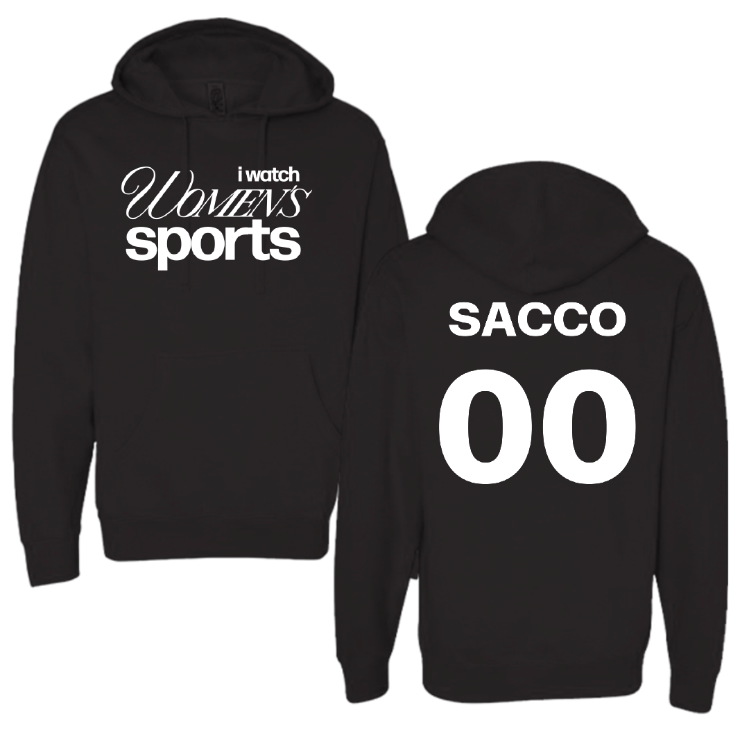 Florida Atlantic University Softball Black WHM Hoodie - #00 Gabby Sacco