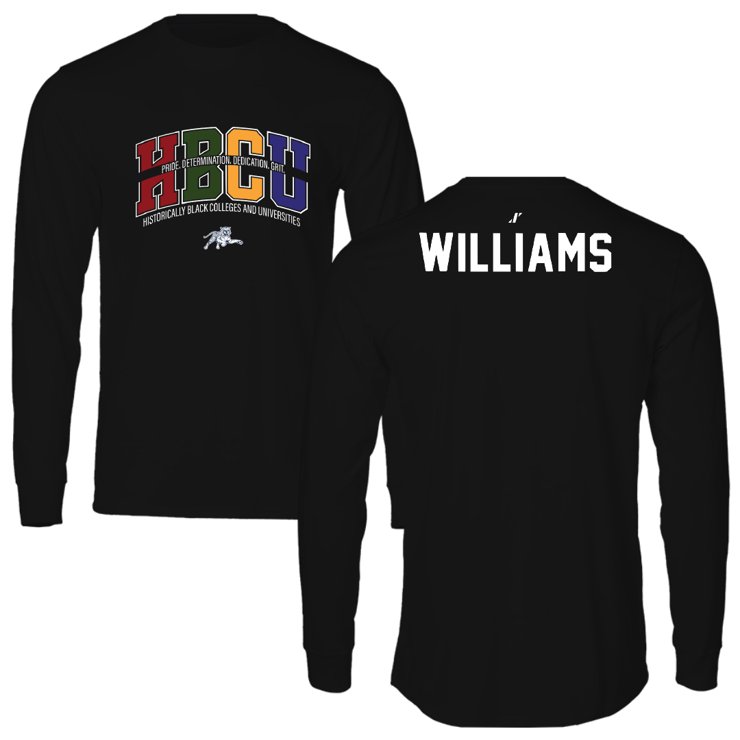 Jackson State University TF and XC Black HBCU Long Sleeve - Elias Williams