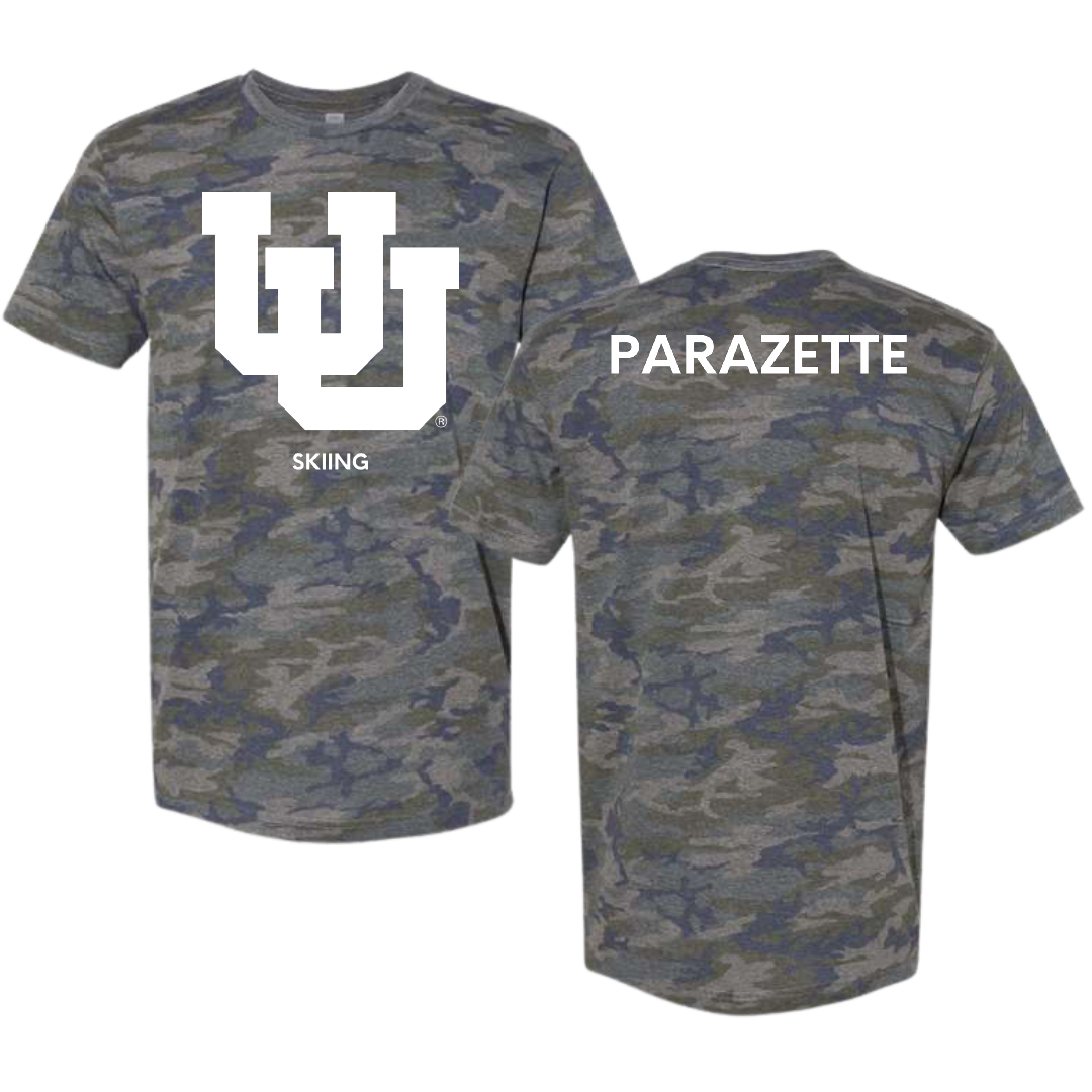 University of Utah Skiing Vintage Camo Tee - Oliver Parazette