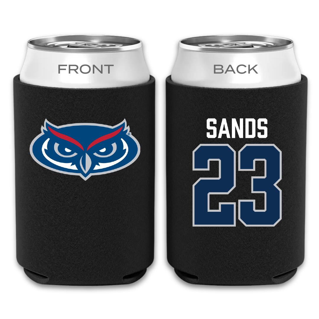 Florida Atlantic University Football Black Can Cooler - #23 Gemari Sands