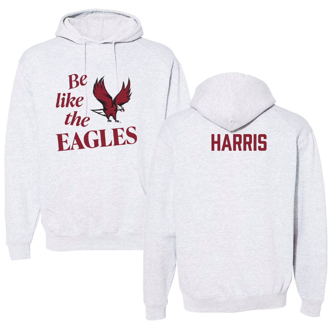 North Carolina Central University TF and XC Light Gray Be Like Us Hoodie - Jaeda Harris