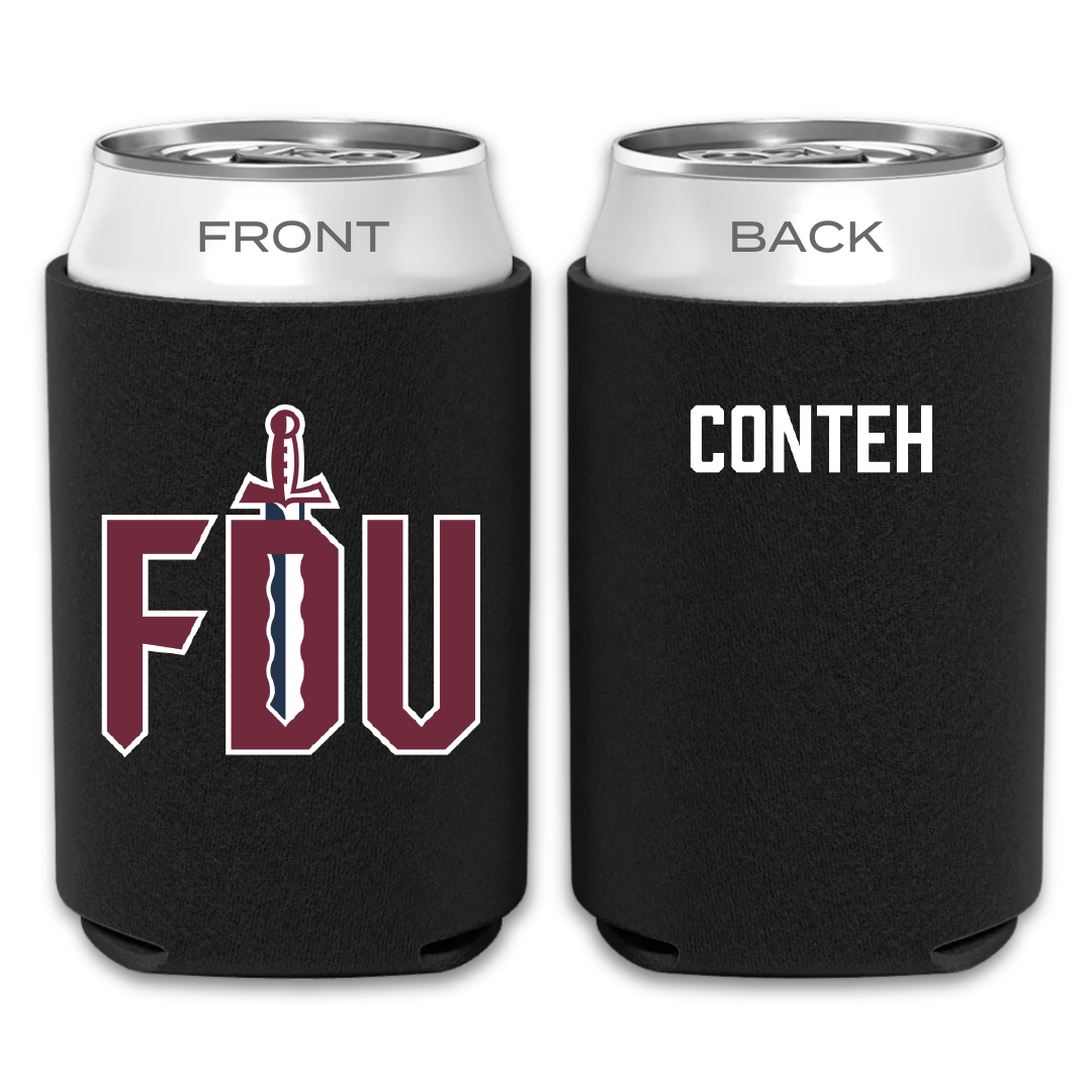 Fairleigh Dickinson University-Metropolitan Campus TF and XC Black Can Cooler - Ekuyami Conteh