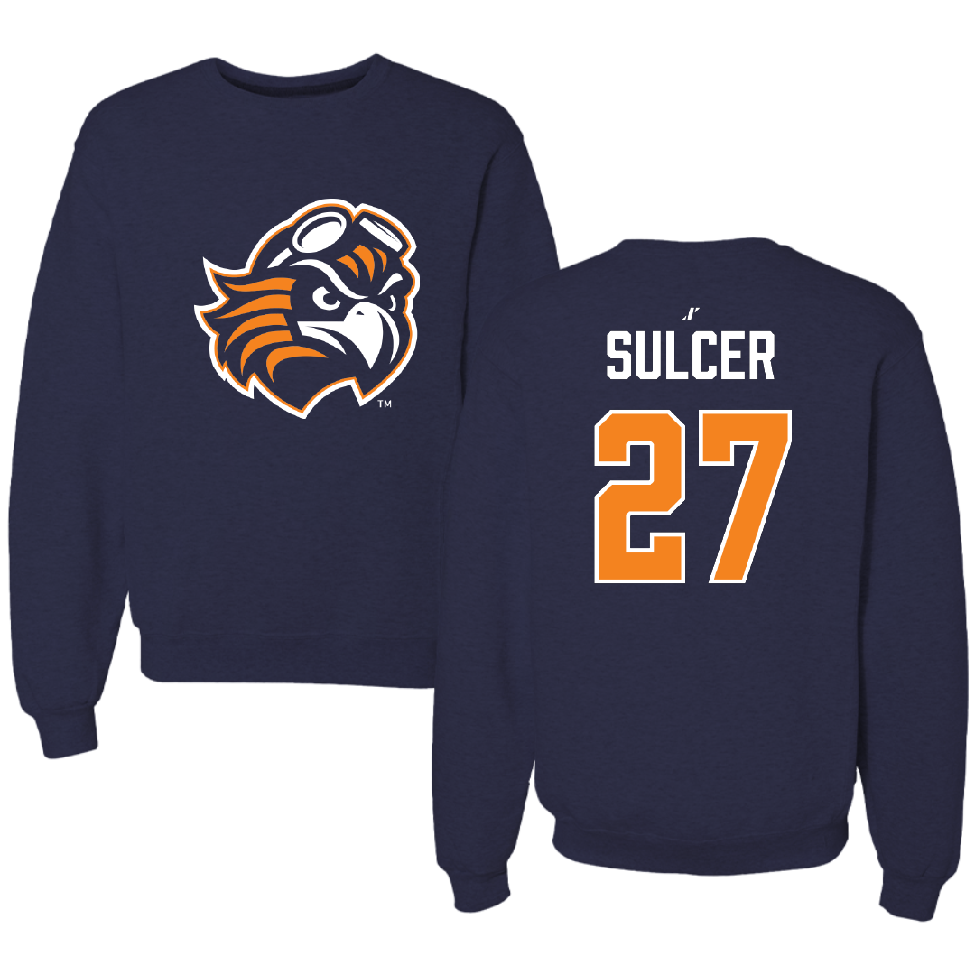 University of Tennessee at Martin Volleyball Navy Crewneck - #27 Dylan Sulcer
