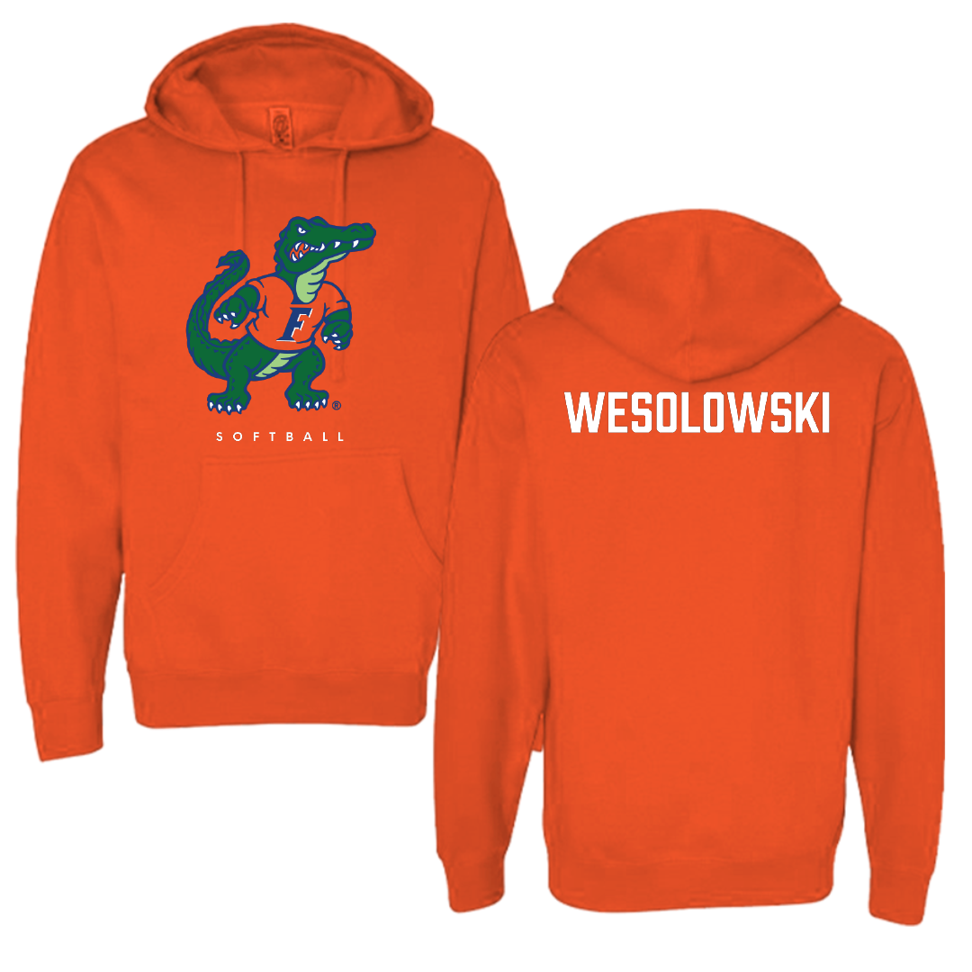 University of Florida Softball Orange Hoodie - Ella Wesolowski