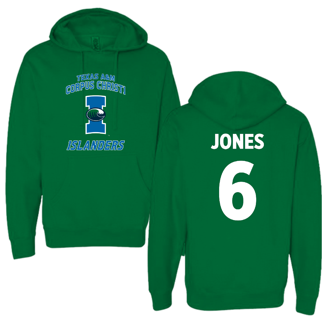 Texas A&M University-Corpus Christi Band Green Hoodie - #6 Madison Jones