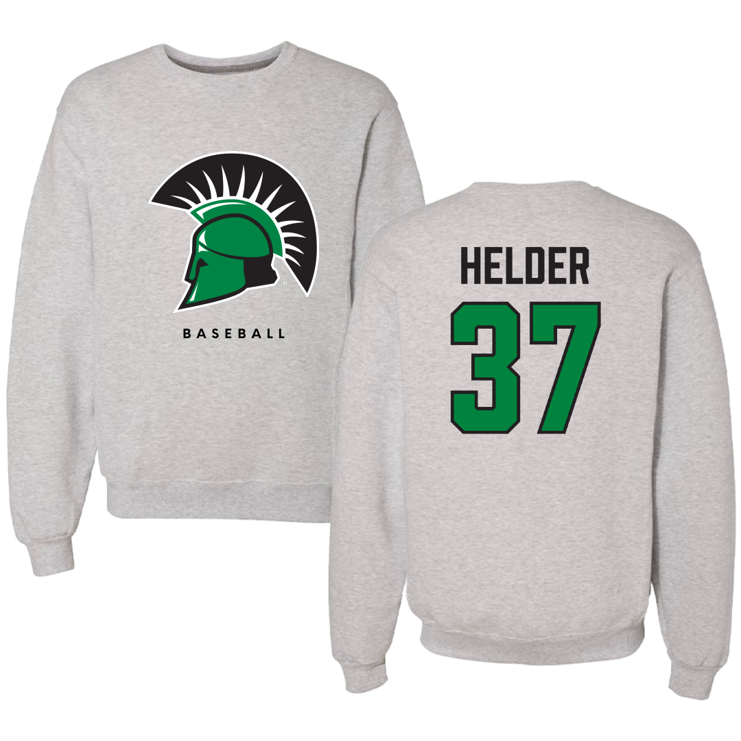 University of South Carolina-Upstate Baseball Gray Crewneck - #37 Gabe Helder