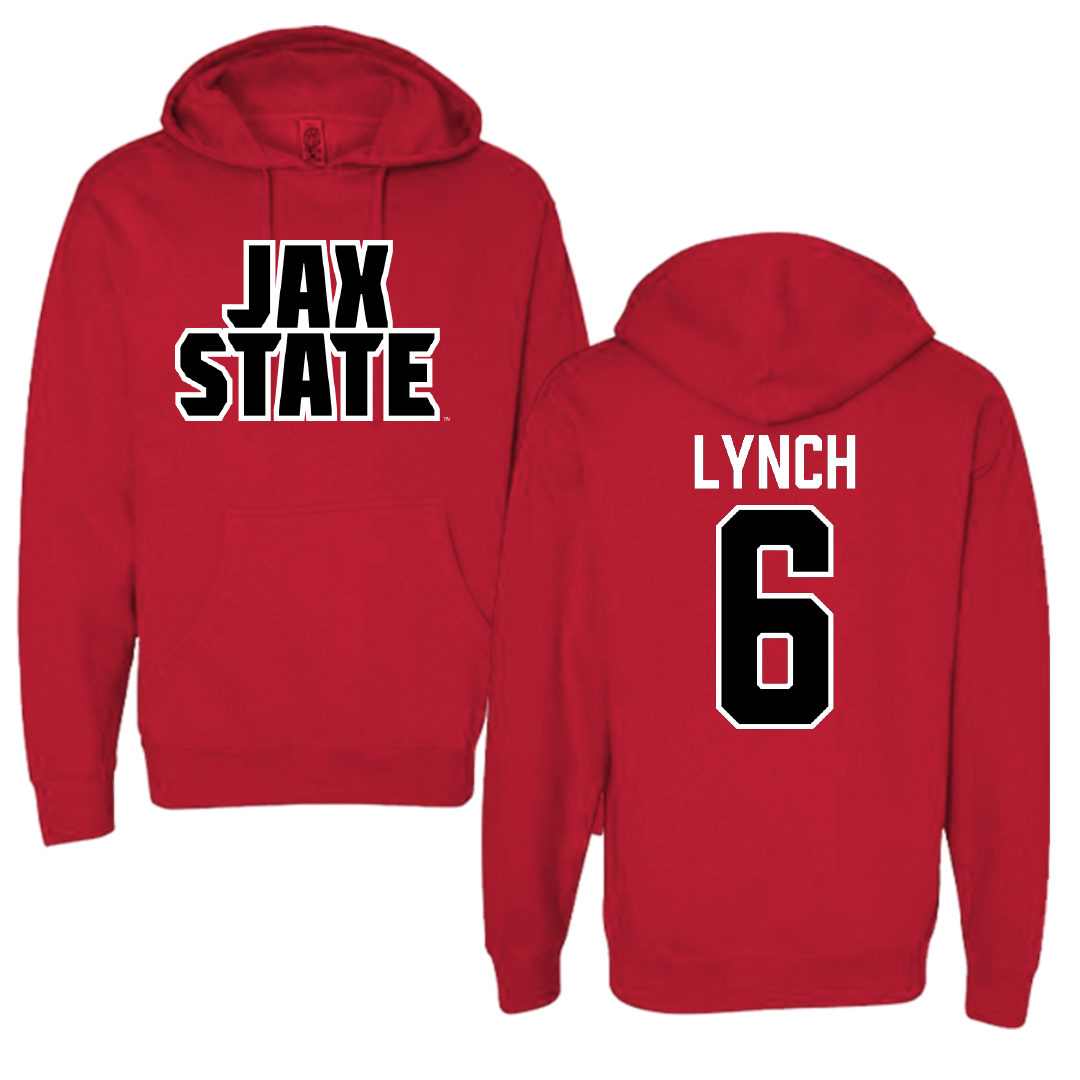Jacksonville State University Beach Volleyball Red Hoodie - #6 Carley Lynch