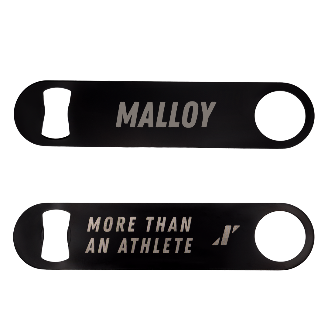 St. Bonaventure University TF and XC Black Bottle Opener - Casey Malloy