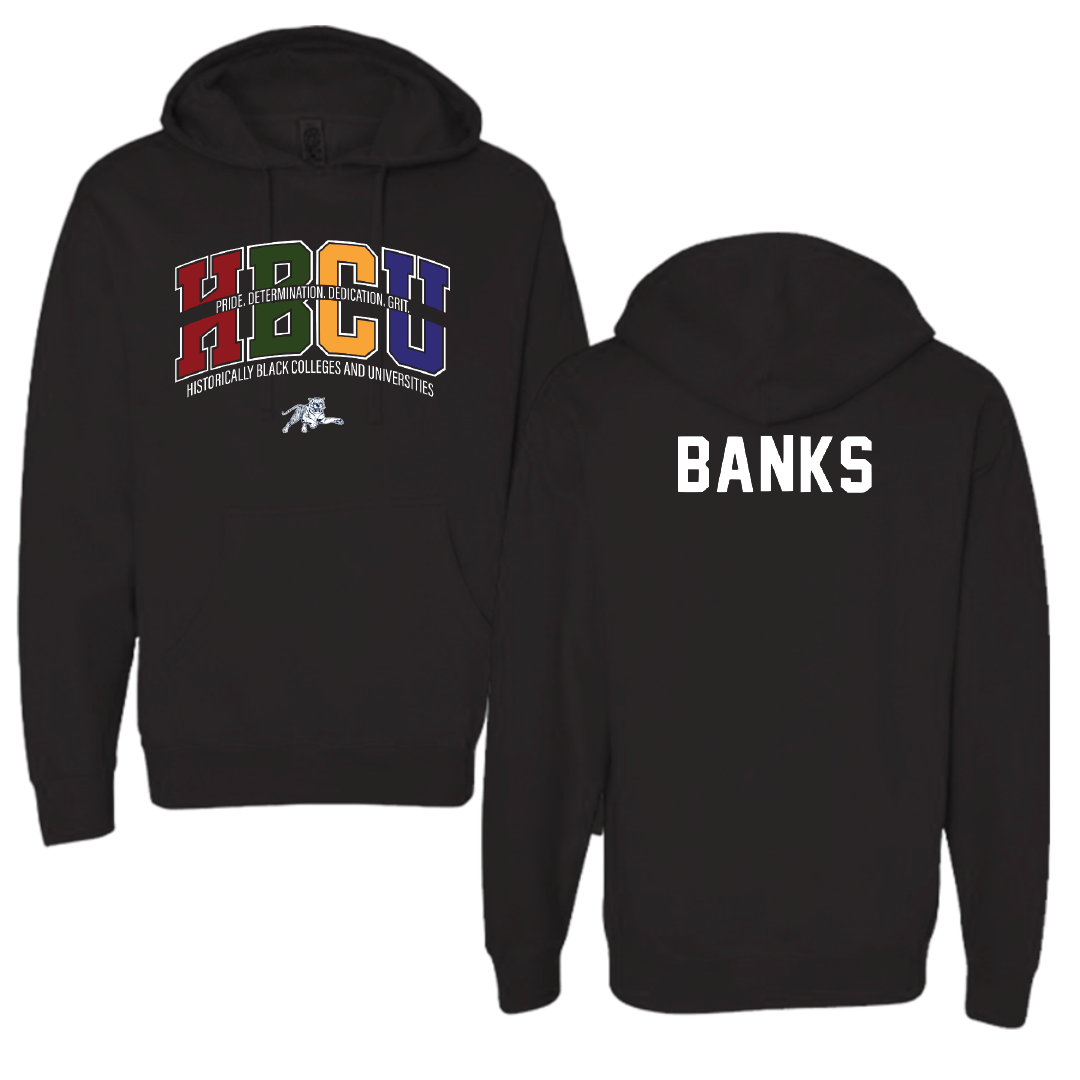 Jackson State University Cheer Black HBCU Hoodie - Jannifer Banks