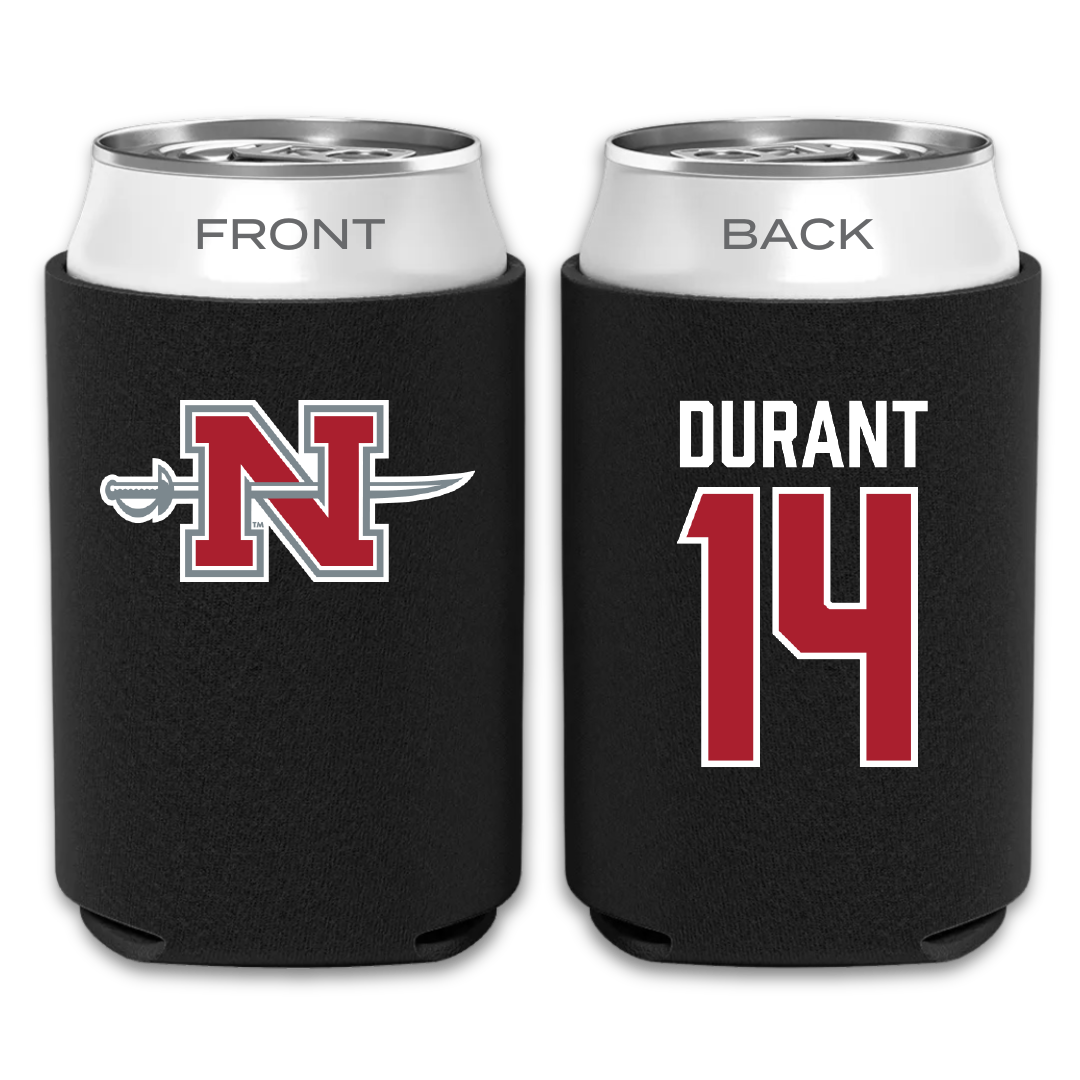 Nicholls State University Beach Volleyball Black Can Cooler - #14 Bethanie Durant