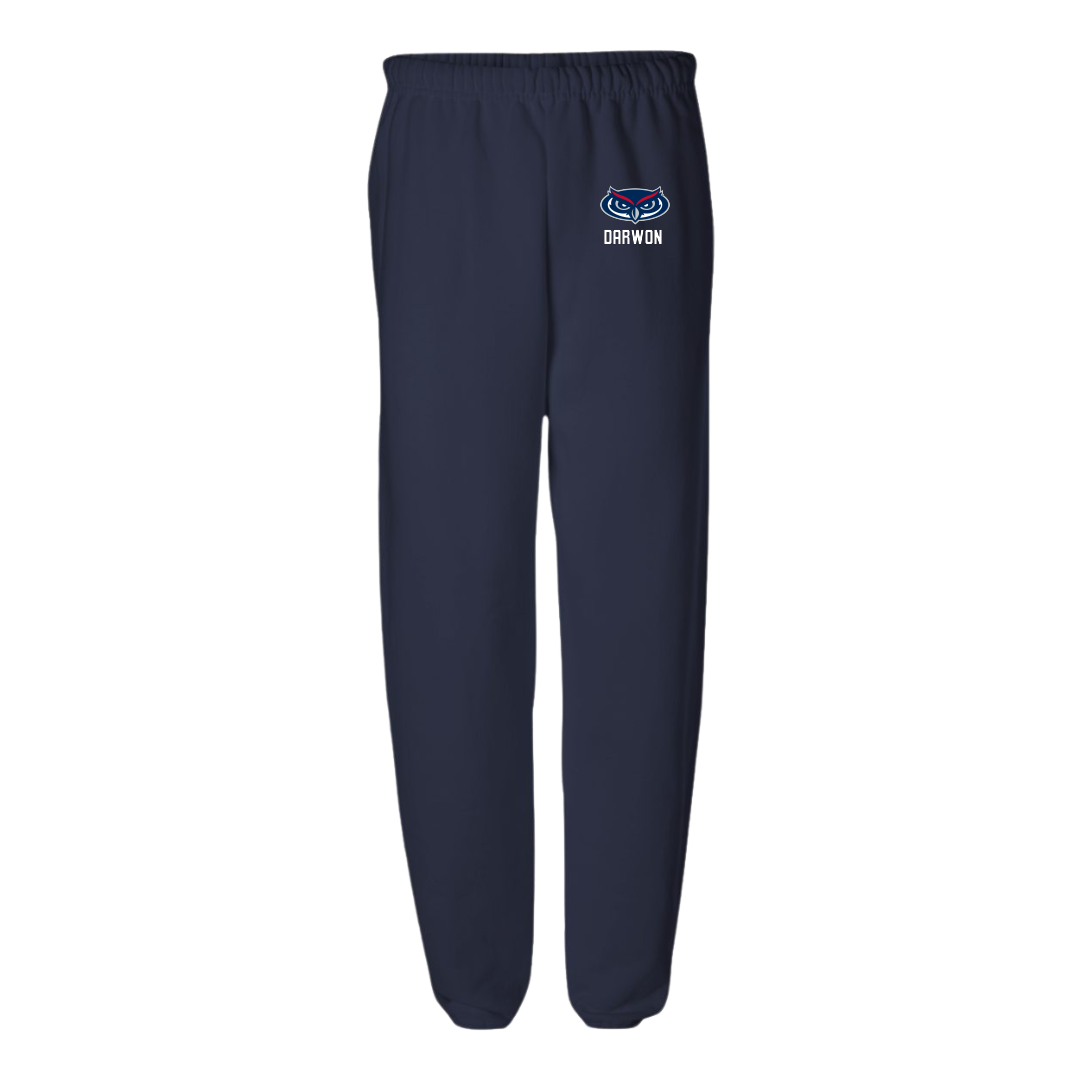 Florida Atlantic University TF and XC Navy Sweatpants - Keturah Darwon