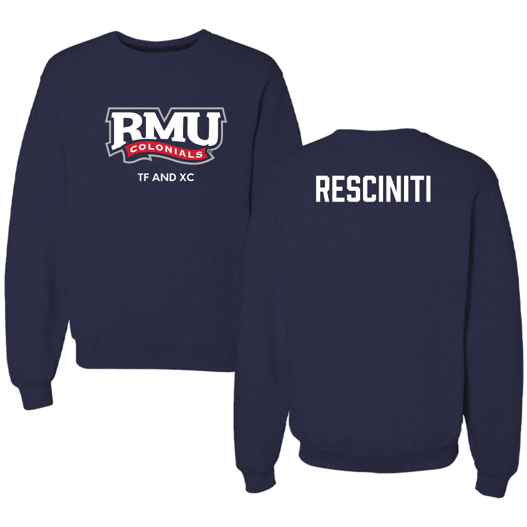 Robert Morris University TF and XC Navy RMU Crewneck - Madelyn Resciniti