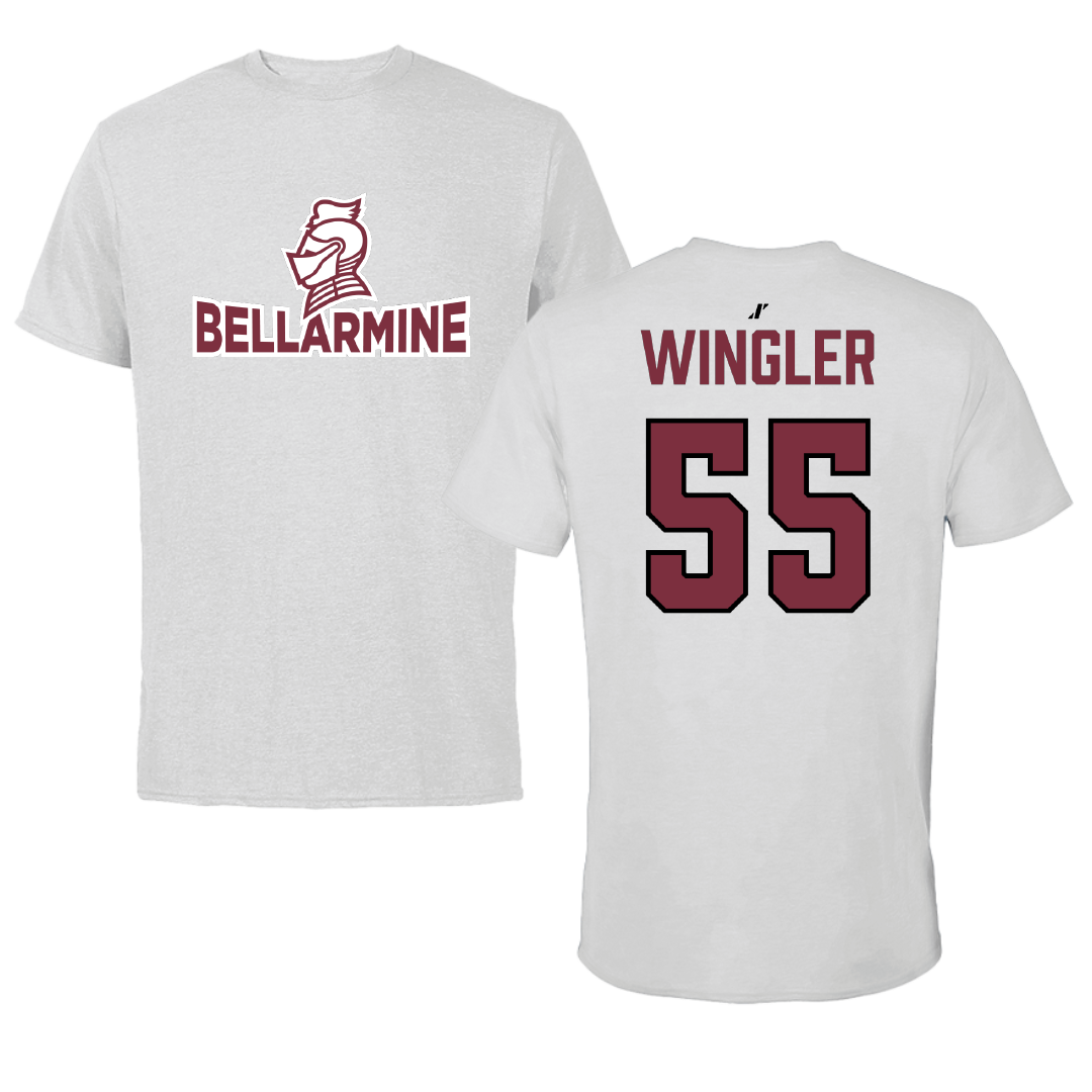 Bellarmine University Basketball (W) Light Gray Tee - #55 Kendall Wingler