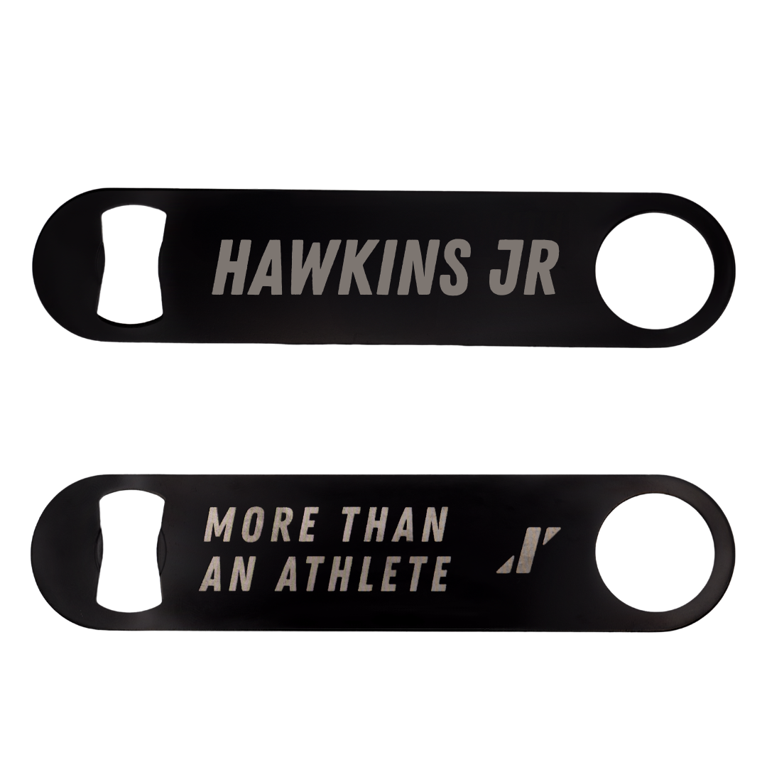 Mississippi State University TF and XC Black Bottle Opener - Sherman Hawkins Jr