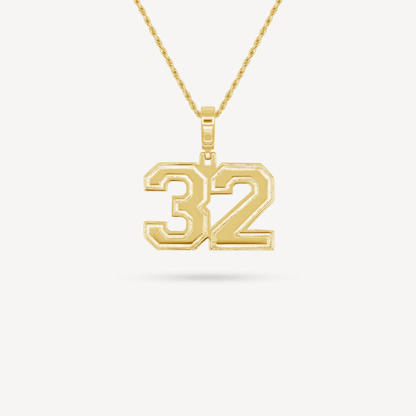 Gold Presidents Pendant and Chain - #32 Sydney Jaynes