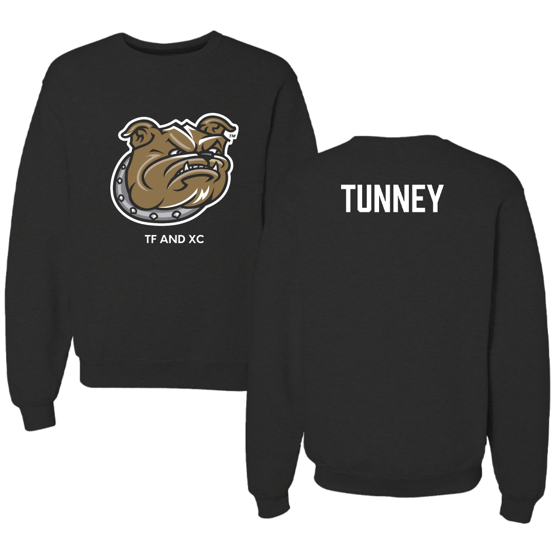 Bryant University TF and XC Black Crewneck - Kat Tunney