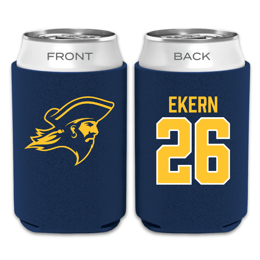 East Tennessee State University Soccer Navy Can Cooler - #26 Annabelle Ekern