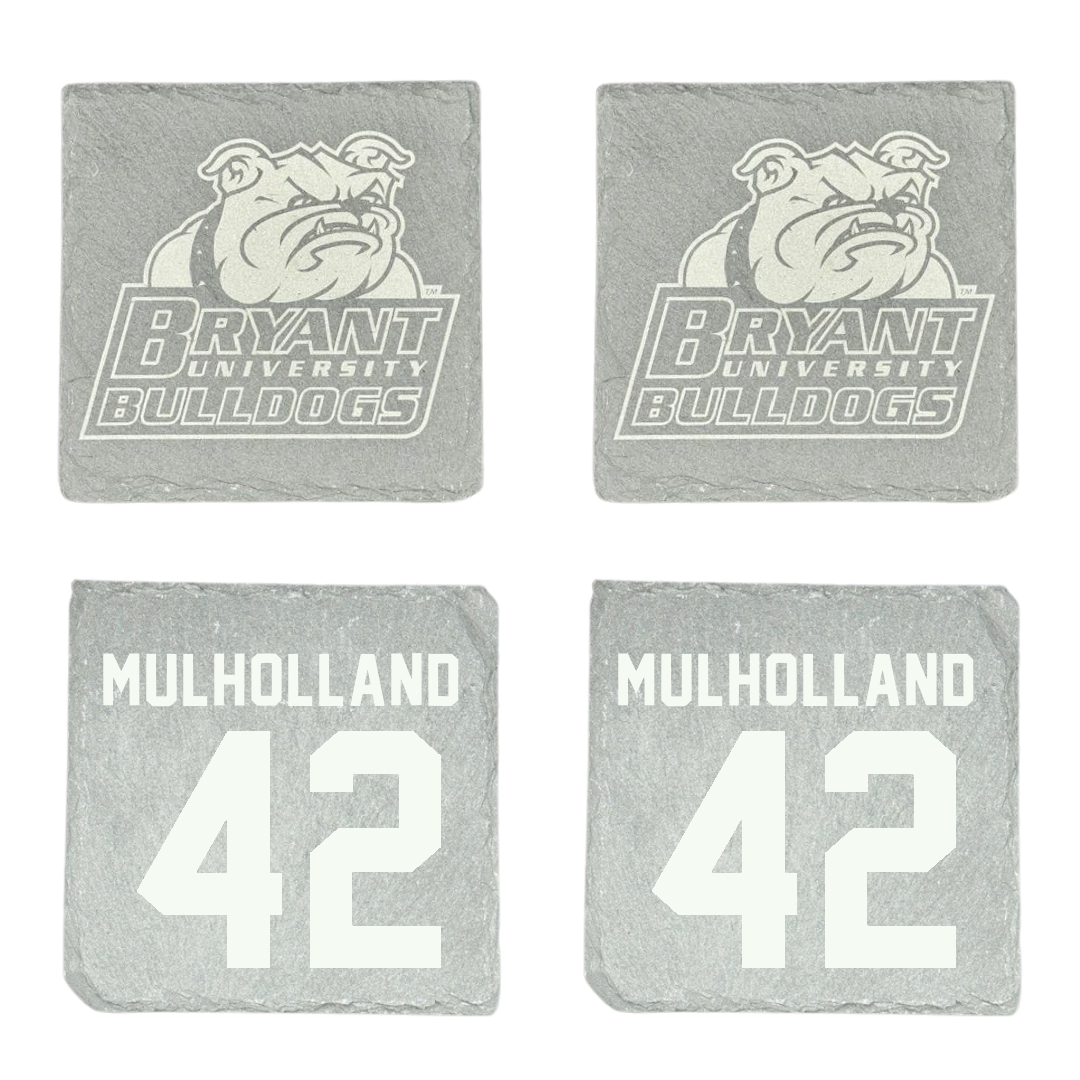 Bryant University Baseball Stone Coaster (4 Pack)  - #42 Billy Mulholland