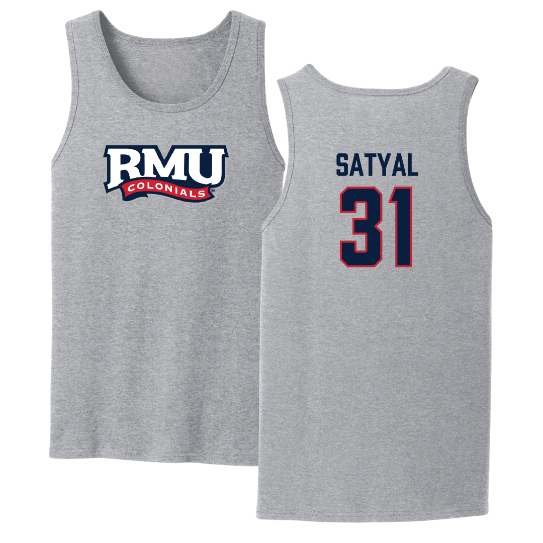 Robert Morris University Soccer Sport Gray Tank Top - #31 Deetya Satyal