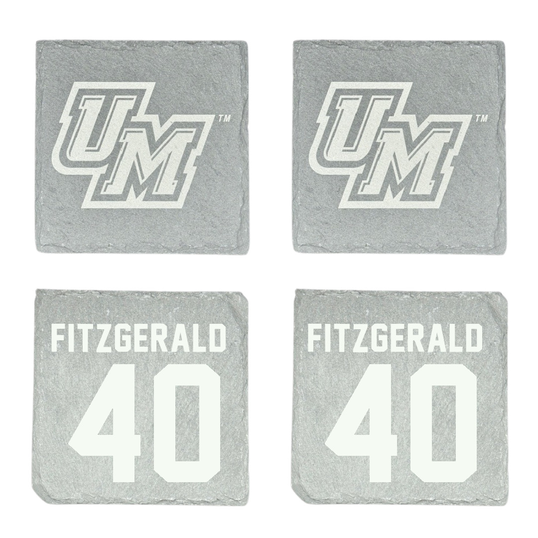 University of Montevallo Baseball Stone Coaster (4 Pack)  - #40 Jack Fitzgerald