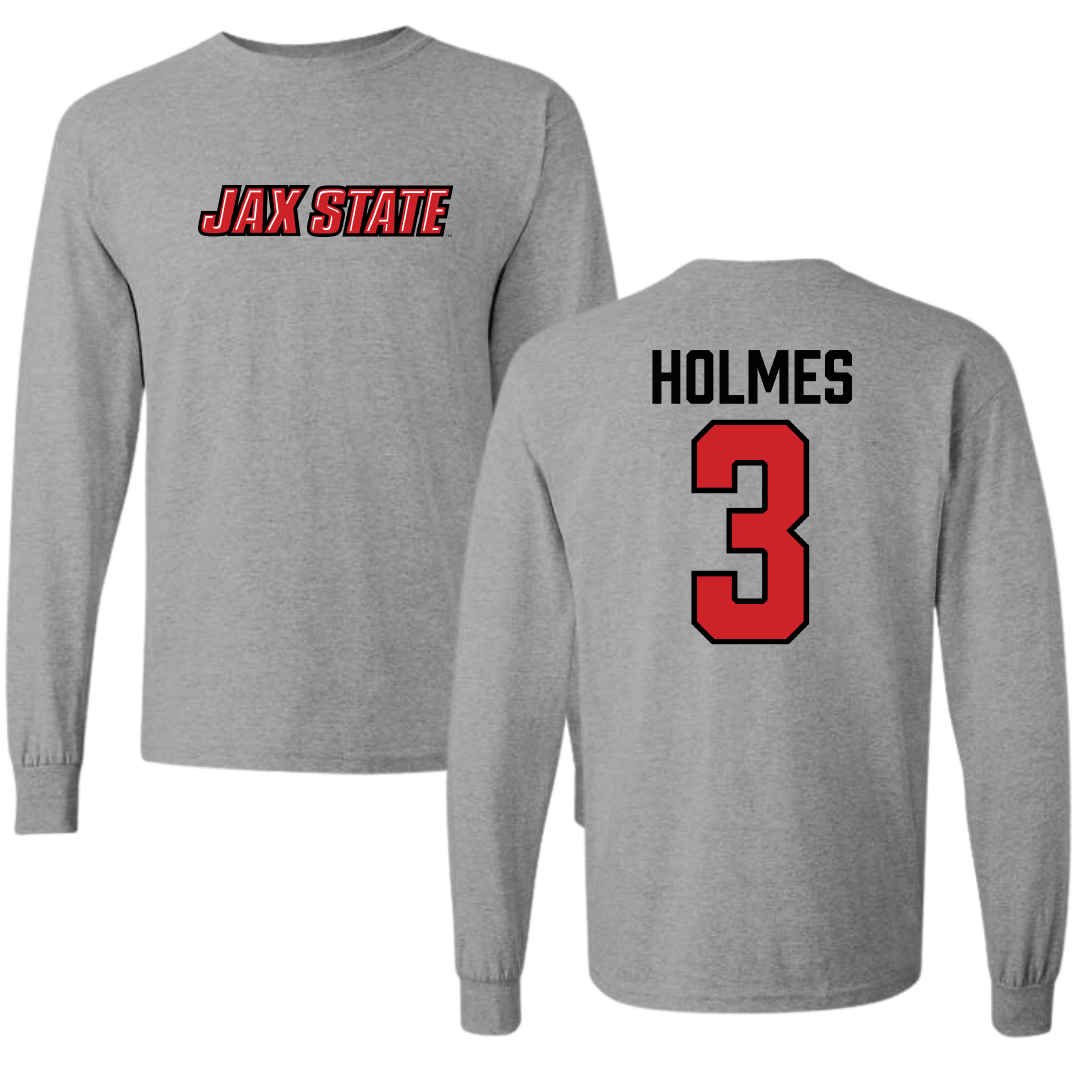 Jacksonville State University Softball Sport Gray Long Sleeve - #3 Jaliyah Holmes