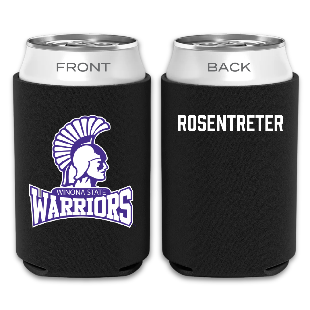 Winona State University Tennis Black Can Cooler - Halle Rosentreter